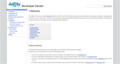 Desktop Screenshot of apidoc.adility.com